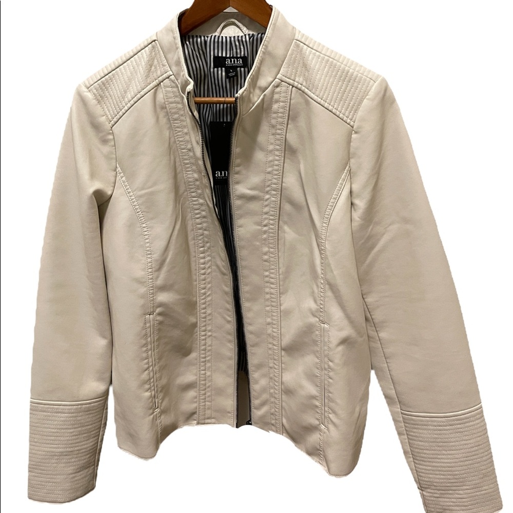 Faux leather jacket